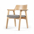 Wooden Dining Chair with Fabric Cushion – Suitable for Home or Office Use – Made of Wood and Fabric – 50 x 50 x 80cm