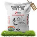 X-Seed Micro-Lawn Slow  Low Grass Seed for Cool Season Lawns, No Mow Natural Areas, Sun to Full Shade, Slow and Low Growing Micro Clover, Creeping Red Fescue, Intermediate Ryegrass, Starter Bag, 5LB