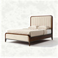 Upholstered Bed Frame for Bedroom Use with Wooden Base – 200 x 160 x 120cm