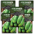 Spacemaster Cucumber Seeds for Planting | Compact Heirloom Non-GMO Variety for Small-Space Gardens – Survival Garden Seeds (1 Pack)(5)