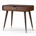Wooden Side Table with Drawer for Living Room Use, Built from Solid Wood, Size 50 x 40 x 45cm