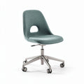 Swivel Office Chair with Adjustable Height for Workspaces, Upholstered Fabric, 52 x 52 x 85cm