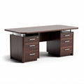 Wooden Office Desk with Drawers for Workspace Organization – 160 x 80 x 75cm