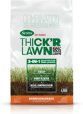 Scotts Turf Builder Thick'R Lawn Bermudagrass - Covers 1,200 sq. ft., Combination Seed, Fertilizer and Soil Improver, Fill and Repair Gaps in Thin Lawns and Enhance Root Development, 12 lb.(40 lb./Thick'R Lawn)