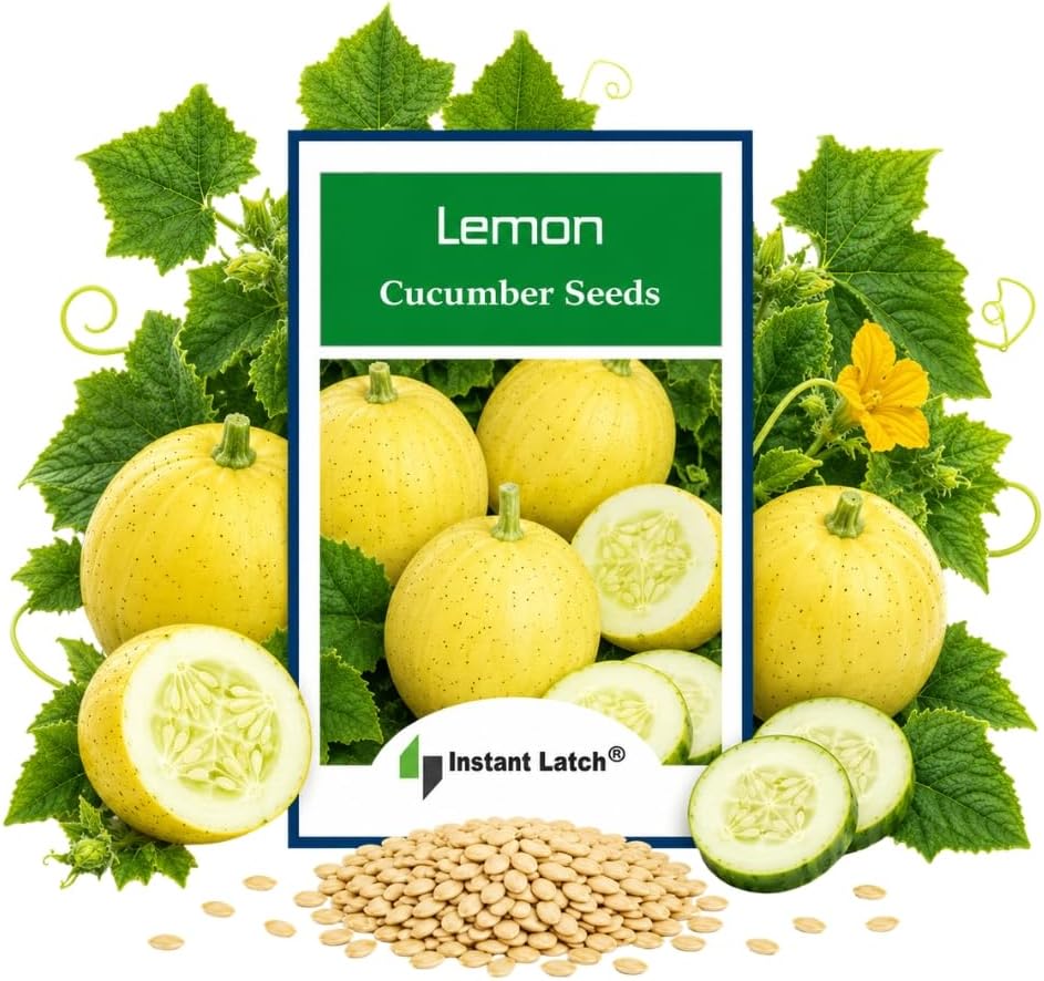 50 Lemon Cucumber Seeds for Planting Non GMO Heirloom Seeds Fresh Garden Seed
