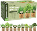 Planters' Choice 9 Herb Indoor Window Garden Kit - Birthday Gifts - House Plants Seeds - Best Unique Gift Ideas for Women, Mom, Friend, Her, Housewarming, Mother - Live Plant Starter, Gardening Lovers