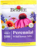 Burpee Wildflower 25,000 Bulk, 1 Bag | 18 Varieties of Non-GMO Flower Seeds Pollinator Garden, Perennial Mix