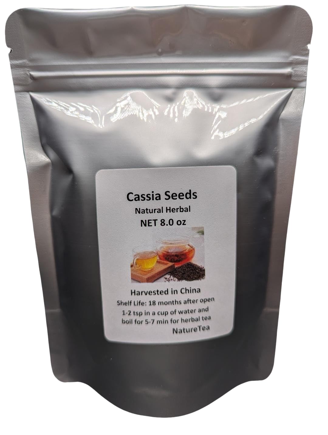 Cassia Seeds - Dried Loose Seeds from 100% Nature (08 oz)(8 Ounce (Pack of 1))
