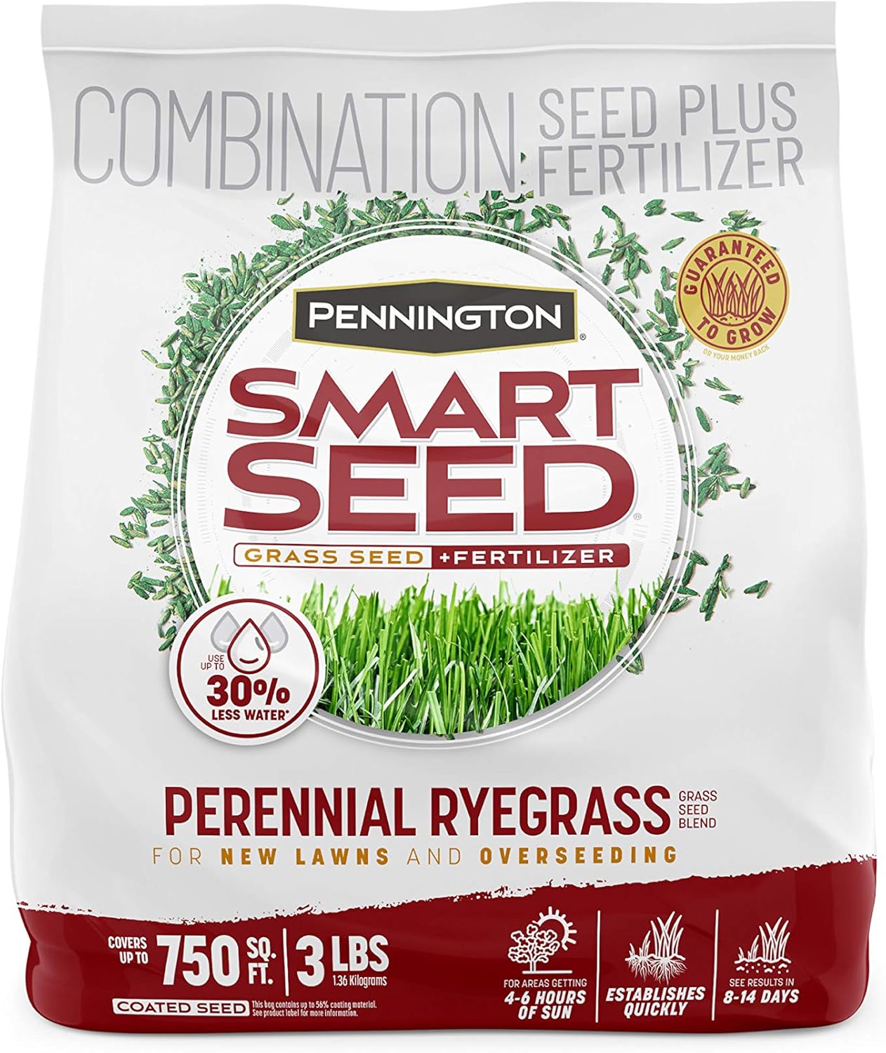 Pennington Smart Seed Perennial Ryegrass 3 lb
