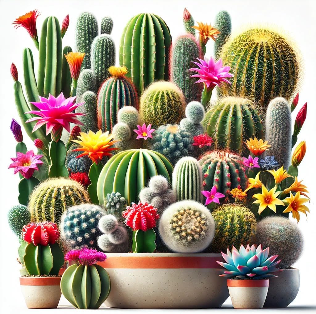 22Day Seeds: Seeds Cactus Variety Mix/Beautiful Plant/Perennial Flower Succulents